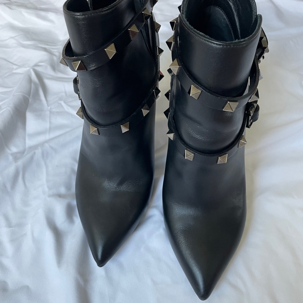 Valentino rockstud booties